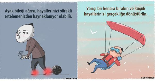 Sağlıklı Bir Vücut Sağlıklı Bir Zihinle Olur: Psikolog Susan Babel'in Bu Durumu Anlatan Harika Çizimleri