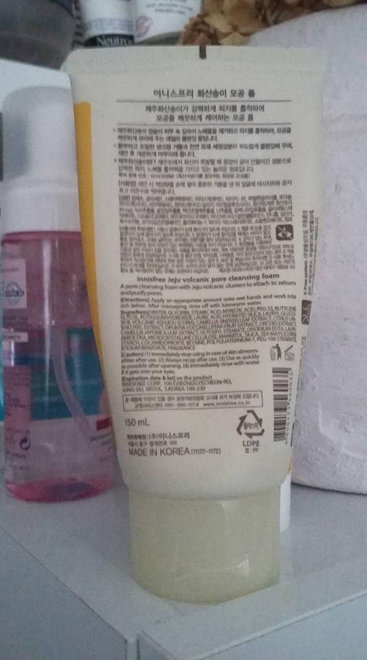 İnnisfree jeju volcanic pore cleansing foam