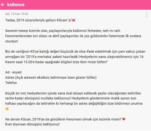 Yeni Yıla KizlarSoruyor Hediyeleri İle Giriyoruz! KizlarSoruyor'un Yeni Yılda Fenomenlere Yaptığı Jesti Görmek İster misiniz?