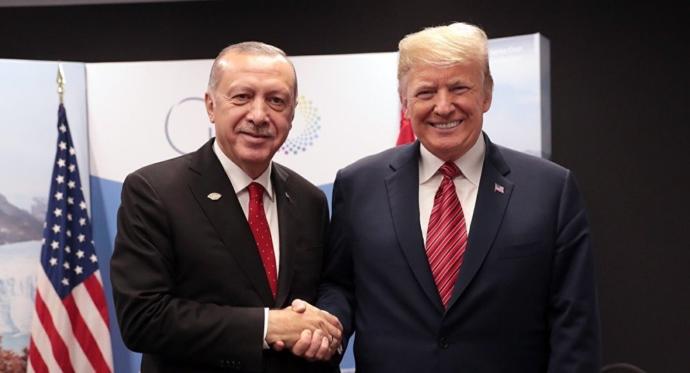 Trump, Cumhurbaşkanı Erdoğan İle Telefonda Görüştüğünü Açıkladı