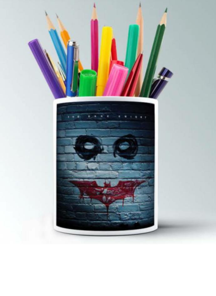 Batman vs Joker Baskılı Seramik Kalemlik