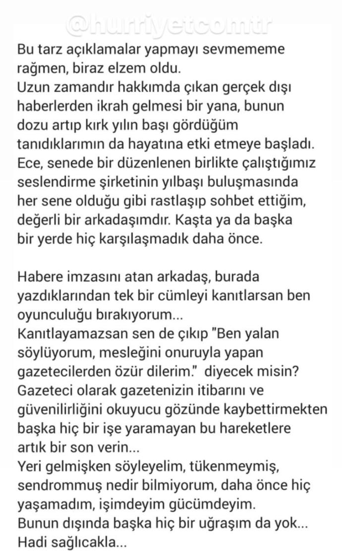 İlker Kaleli Adının Ece Dizdar ile Anılmasına Tepki Gösterdi