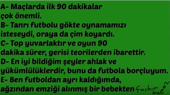 ''Hangi Futbolcusun?'' Testi