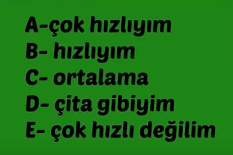 ''Hangi Futbolcusun?'' Testi