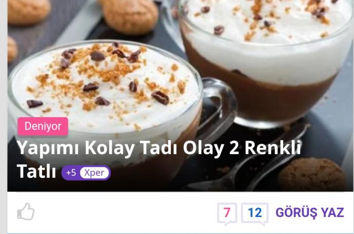 Yapımı Kolay Tadı Olay 2 Renkli Tatlı