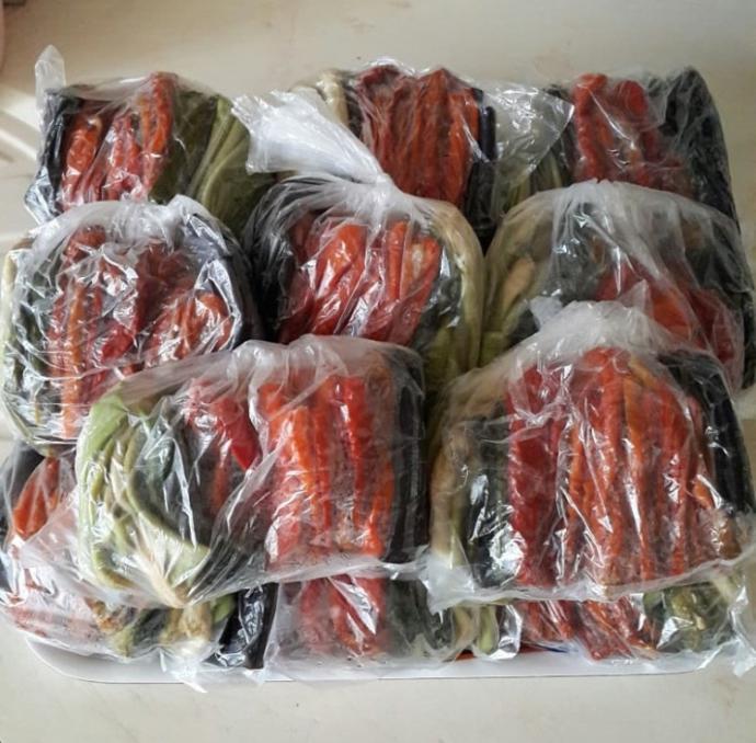 Memleketimin Mis Gibi Kuru Dolmalıkları, Hazırlık Aşaması ve Dipfriz İle Buluşması