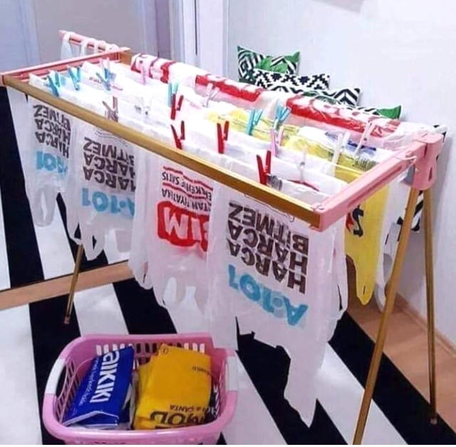 Poşet yıkama bakım istasyonu