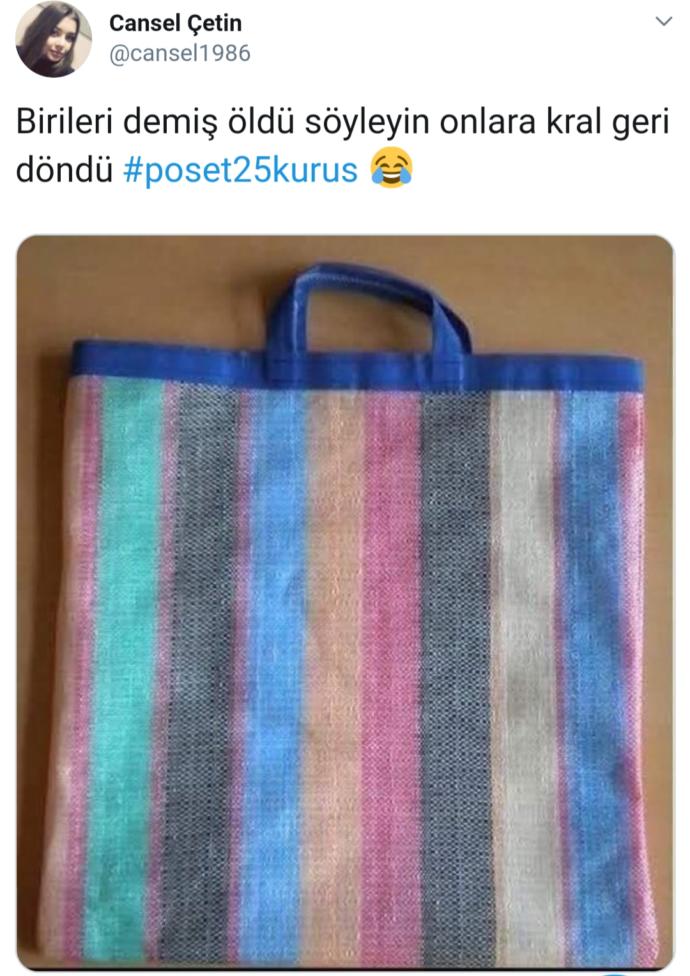 Gündemimiz Poşet: Twitter Kullanıcılarının Poşetle İmtihanı!