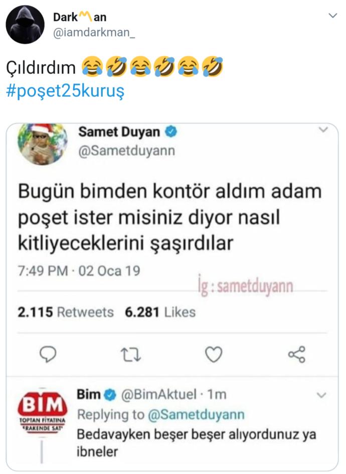 Gündemimiz Poşet: Twitter Kullanıcılarının Poşetle İmtihanı!
