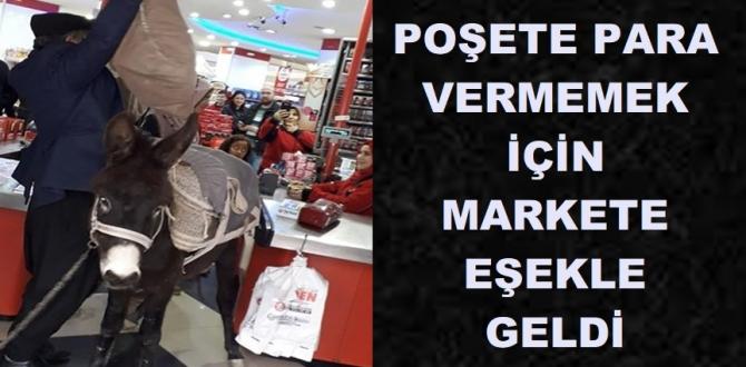 Ücretli Poşeti Protesto Ederek Markete Eşekle Giden Halil Gün Emniyete Davet Edildi: 'Şaka Yapmıştım'