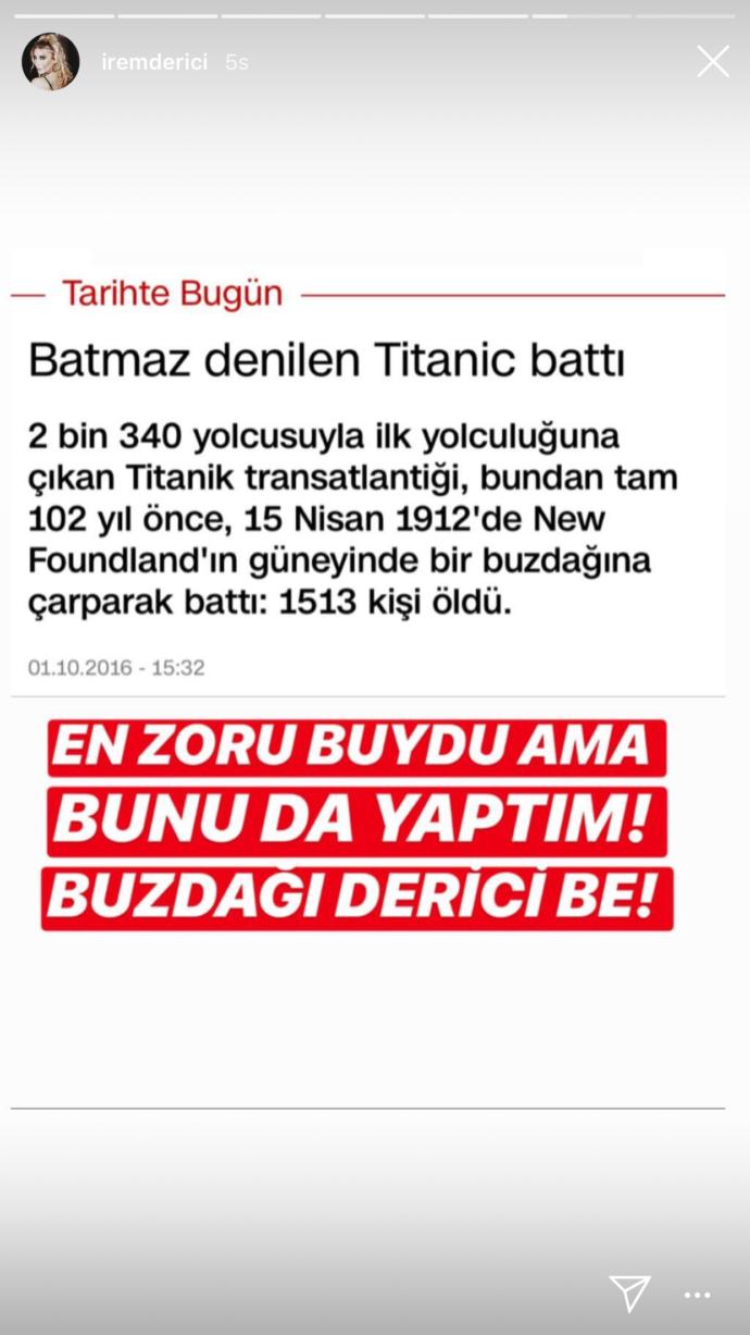 İrem Derici'den İsyan!