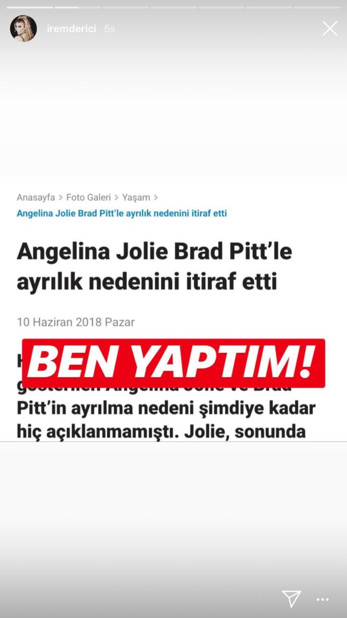 İrem Derici'den İsyan!