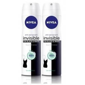 Nivea Deo Sprey Kadın Deodorant İnvisible Fresh 150ml 2 Adet