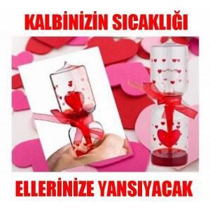 Özel Hediye Aşk Ölçer Love Matter Dikey Dizayn