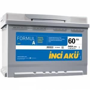 iİnci̇ 60 ah formul a i̇nci̇ akü 2018 üreti̇m kampanyalı fi̇yat