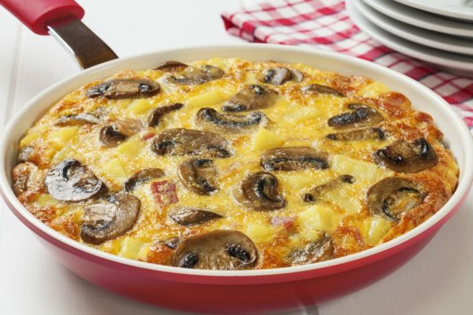 Kahvaltıların Sultanı Mantarlı Omlet Tarifi!