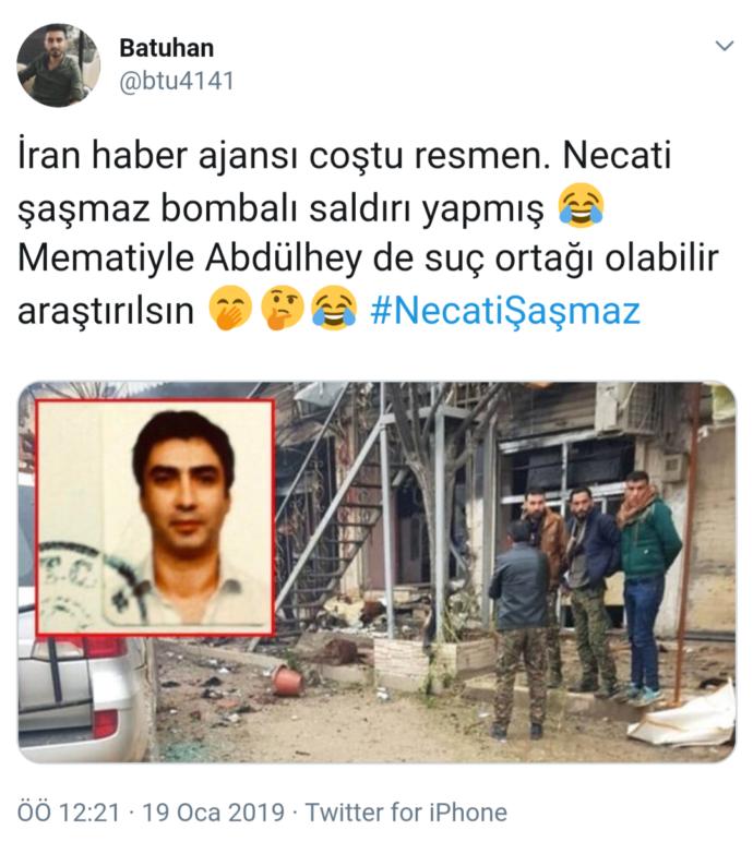 İran Press Münbiç Saldırısı Faili Polat Alemdar Dedi, Twitter Yıkıldı! Peki Buna Twitter Alemi Ne Dedi?