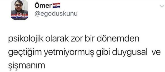 Fazla Kilolarından Şikayetçi Olup Diyet Yolunda Zorlanan Kişilerin Güldüren Tweetleri!