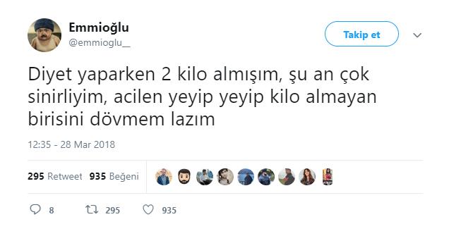 Fazla Kilolarından Şikayetçi Olup Diyet Yolunda Zorlanan Kişilerin Güldüren Tweetleri!