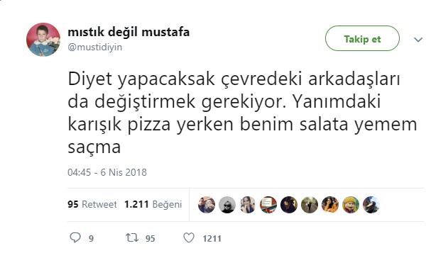 Fazla Kilolarından Şikayetçi Olup Diyet Yolunda Zorlanan Kişilerin Güldüren Tweetleri!