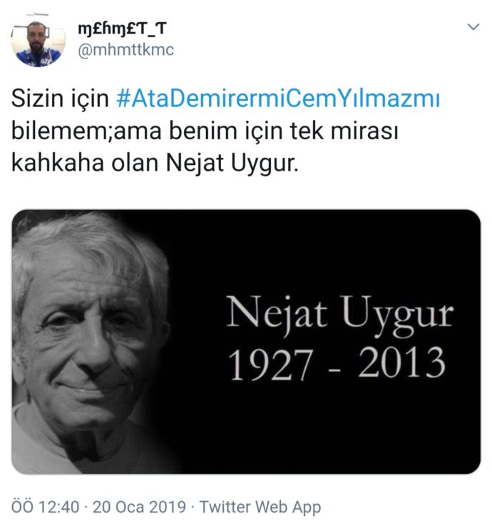 Yeni Kuşağın Twitter'daki Nostaljik Tartışması: #AtaDemirermiCemYılmazmı