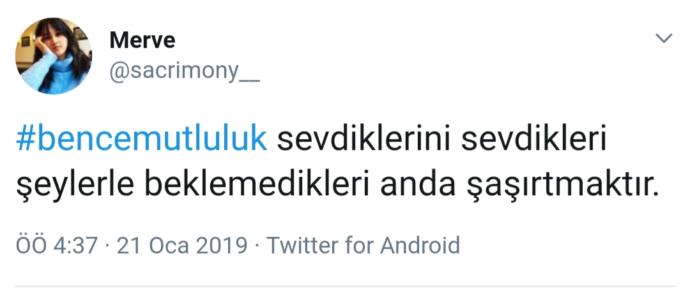 Twitter Alemi Mutluluğun Tanımını Arıyor Hashtag: #bencemutluluk