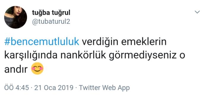 Twitter Alemi Mutluluğun Tanımını Arıyor Hashtag: #bencemutluluk