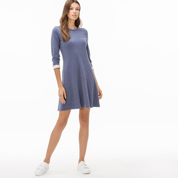 LACOSTE KADIN MAVİ ELBİSE