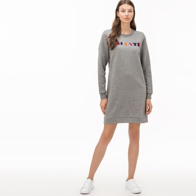 LACOSTE KADIN GRİ ELBİSE