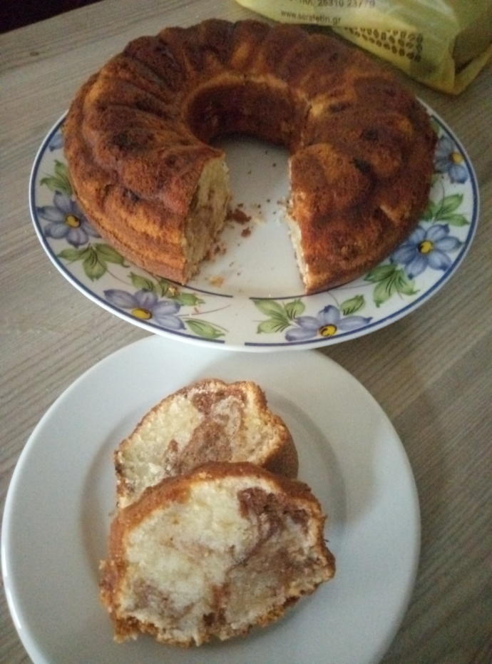 Ve işte kekimizin son hali :)