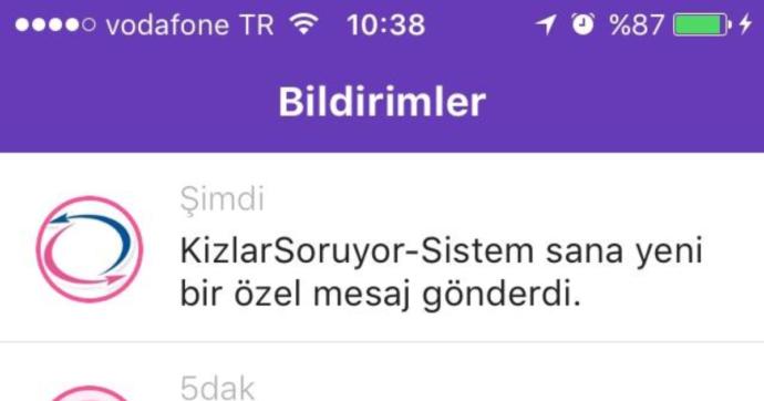 KizlarSoruyor'da Arkadaş Nazı Yediğinizi Gösteren Durumlar