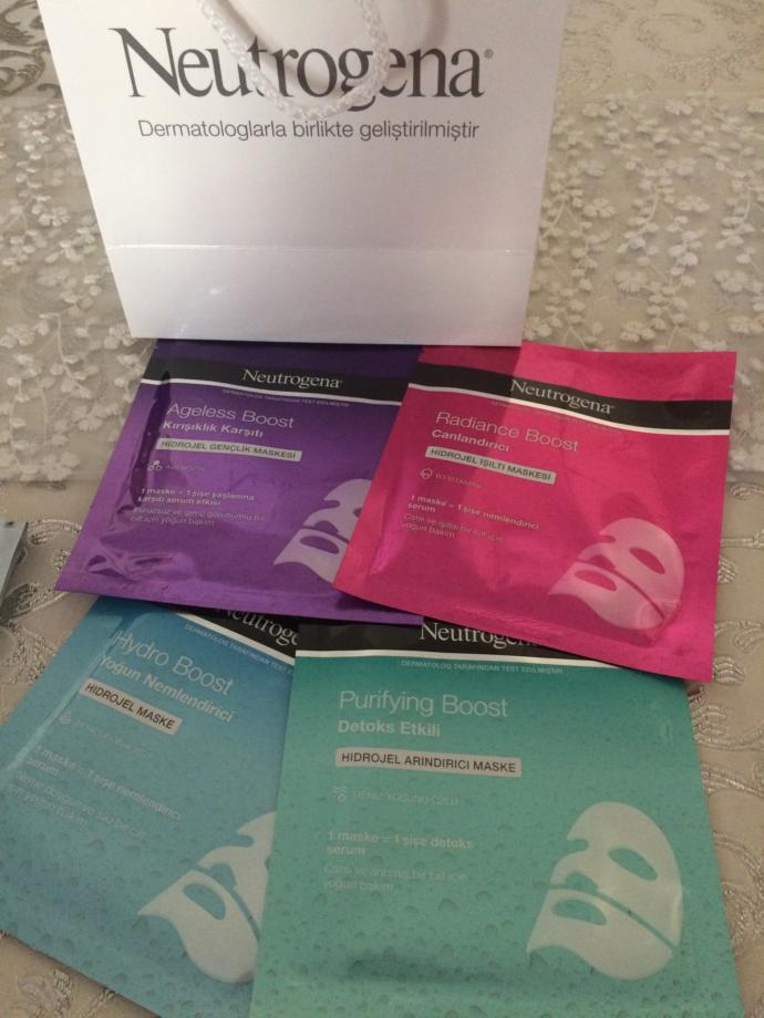 Neutrogena Çekilişinden Kazandığım Maskeler!