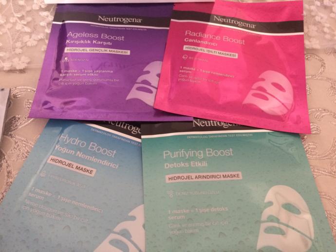 Neutrogena Çekilişinden Kazandığım Maskeler!
