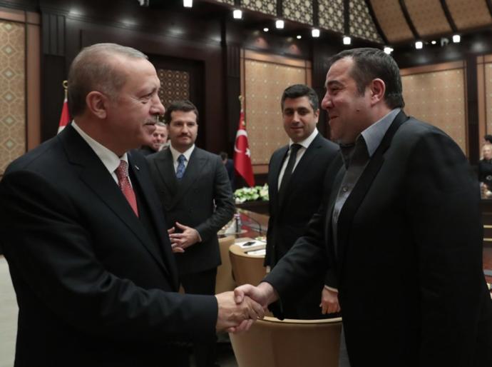 Sinemacılar Erdoğan'ın Huzurunda
