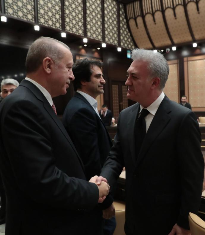 Sinemacılar Erdoğan'ın Huzurunda