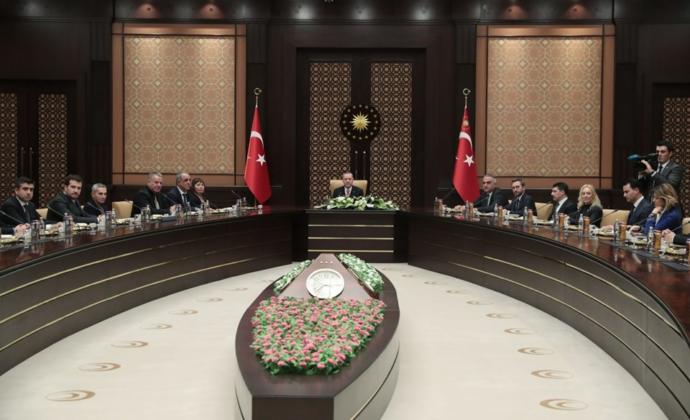 Sinemacılar Erdoğan'ın Huzurunda