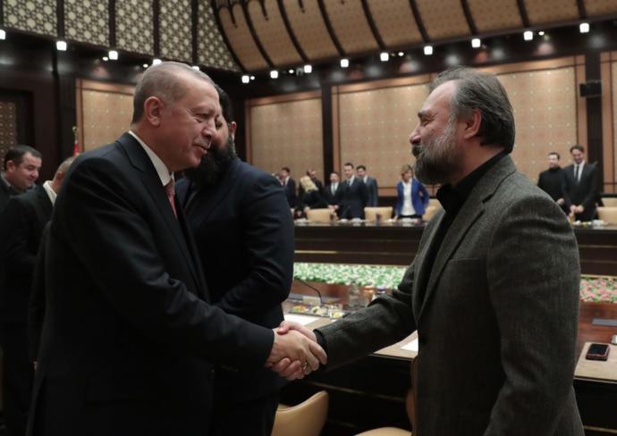 Sinemacılar Erdoğan'ın Huzurunda