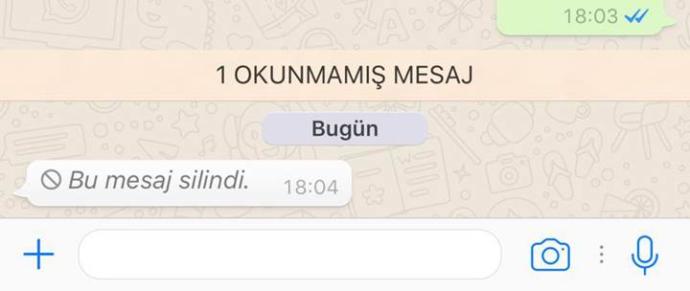 Silinen WhatsApp Mesajlarını Okumanın Bir Yolu Varmış