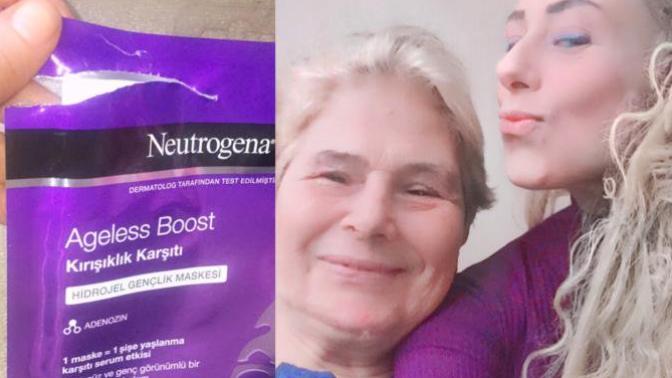 Neutrogena Kırışıklık Karşıtı Maske ile Fiziken Çok Değil ama Ruhen Çok Gençleşen Annem!
