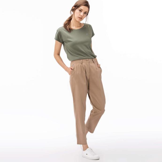 Lacoste Kadın Kahverengi Pantolon