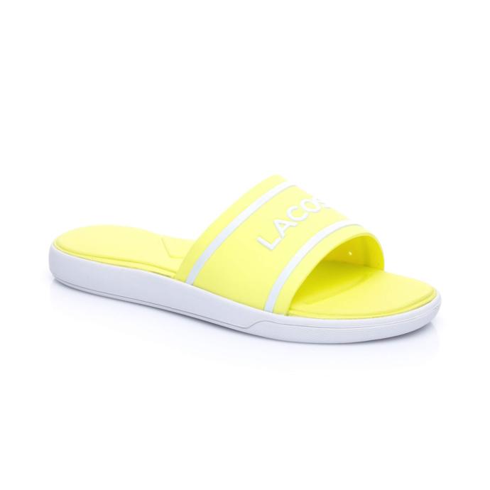 Lacoste L.30 Slide Kadın Sarı Terlik