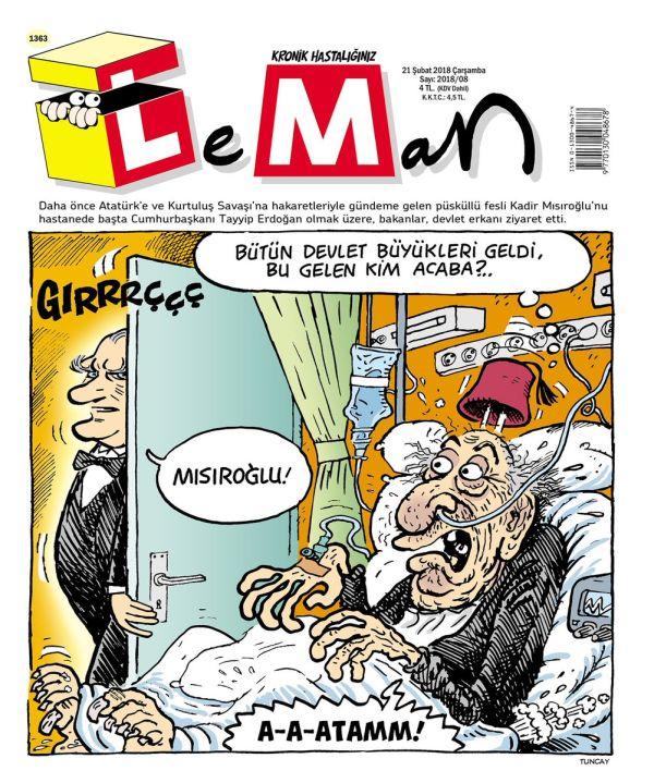 Güldürdü Düşündürdü Yasaklandı: Dünden Bugüne Ülke Gündemine Damga Vurmuş ve Kapanmış 3 Mizah Dergisi ve 17 Sağlam Karikatür