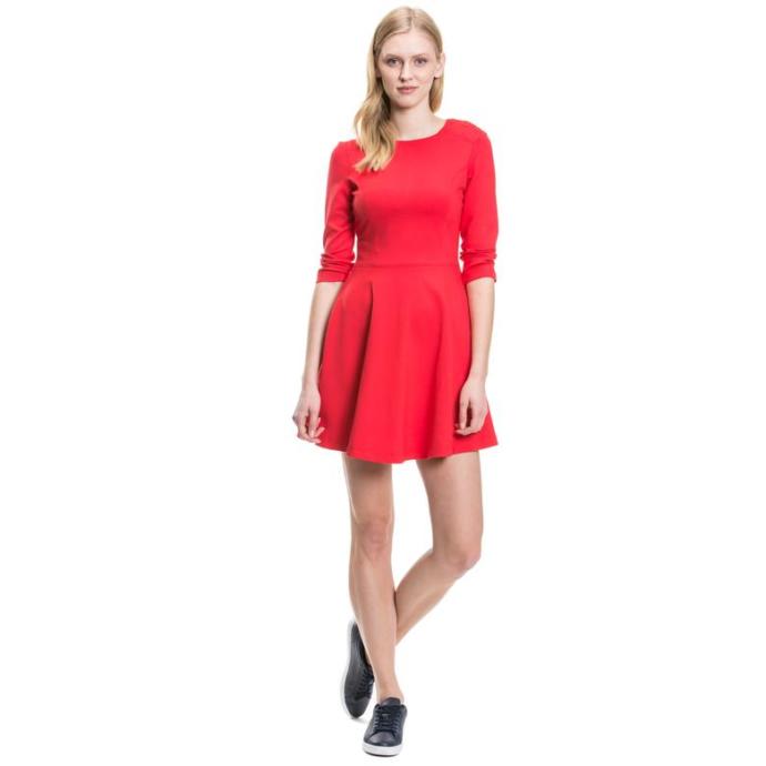Nautica Kadın Kırmızı Regular Fit Elbise
