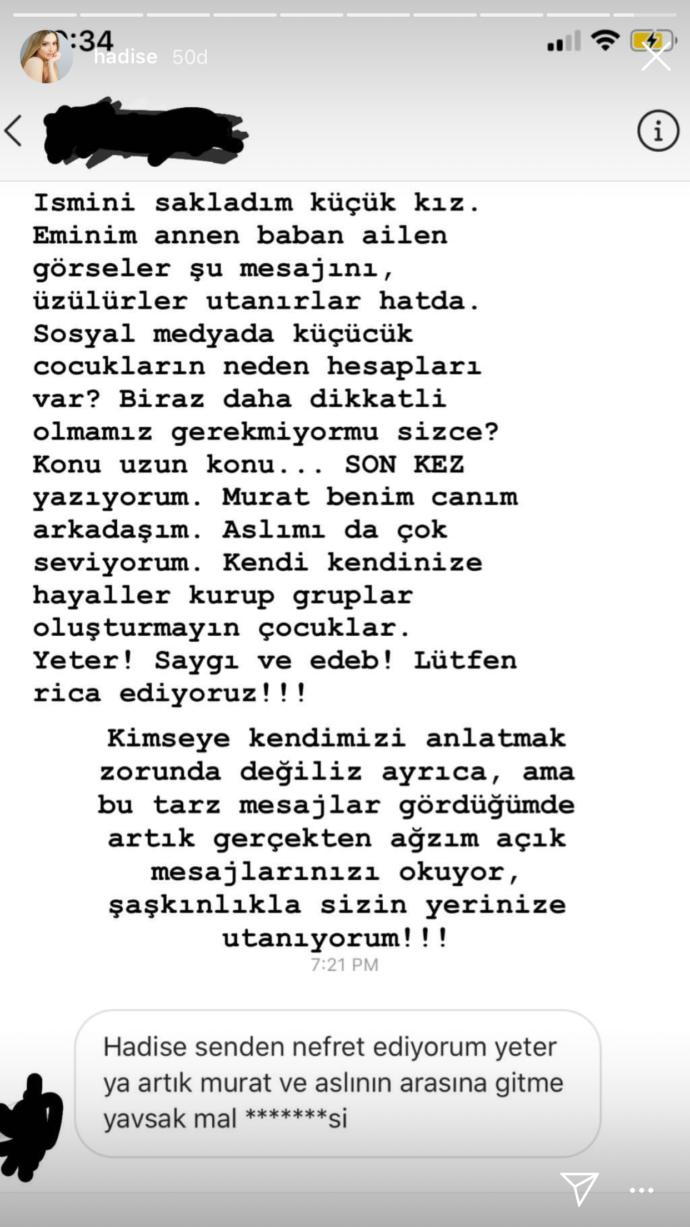 Hadise En Sonunda İsyan Etti!