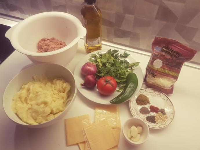 Fırında Peynirli Patatesli Köfte Tarifi