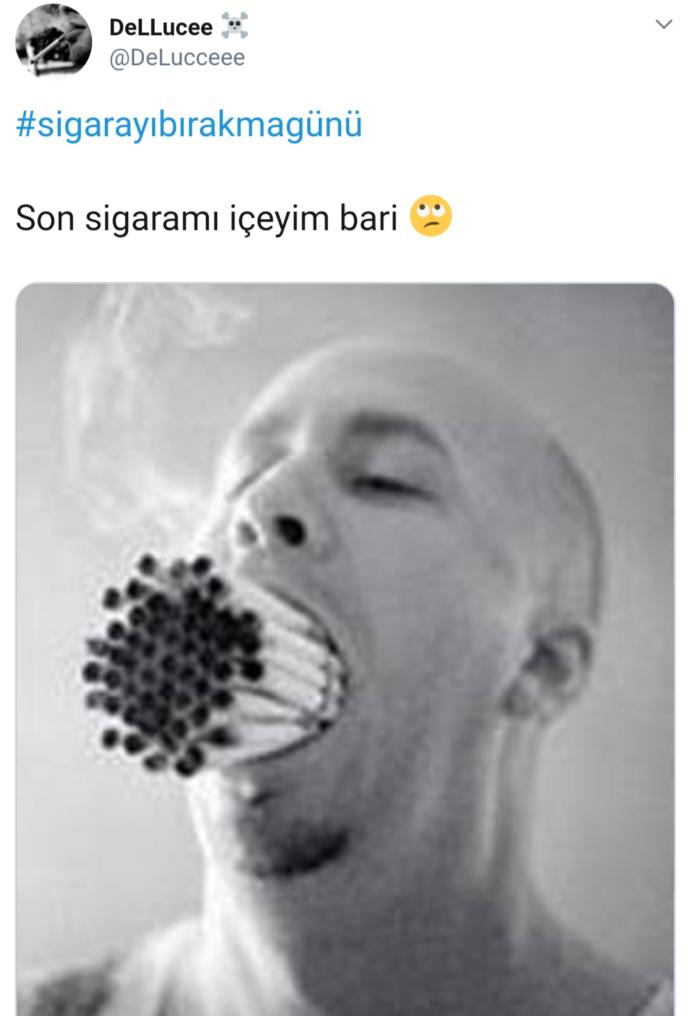 Kibriti Umuda Çak, Sigaraya Değil: Twitter'da #SigarayıBırakmaGünü