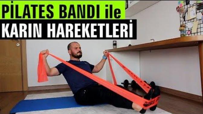 Pilates Bandı ile Karın Hareketleri