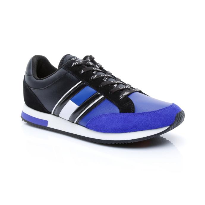 Tommy Hilfiger Casual Retro Erkek Siyah Sneaker