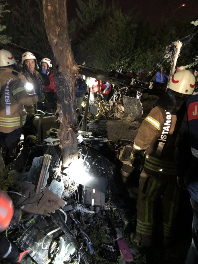 İstanbul'da Askeri Helikopter Düştü, 4 Şehit