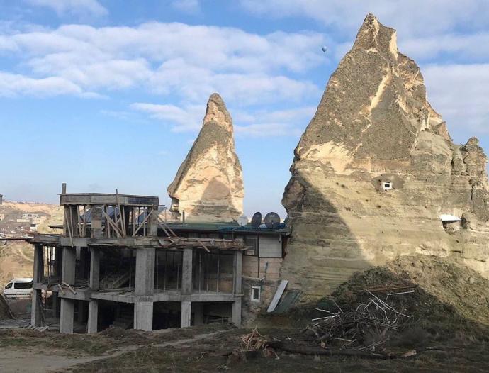 Peribacaları Etrafında Yapılan İnşaatlar Durduruldu